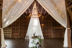 Sweet Heart table at the Bank Barn