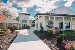Front entrance of the Carriage House