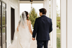 Couple outside the Carriage House