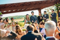 Newly wedded couple  - Skyline terrace