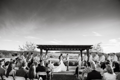 Couple exchanging vows  - Skyline terrace