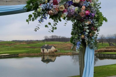 Waterfront ceremony decor