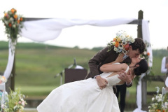 First kiss  - Waterfront ceremony